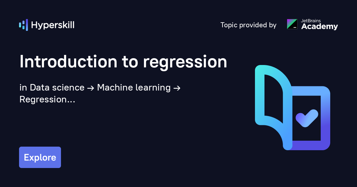 Introduction To Regression Hyperskill