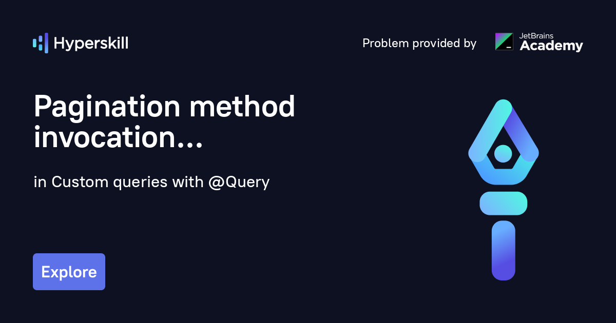 Pagination Method Invocation Custom Queries With Query Spring Data