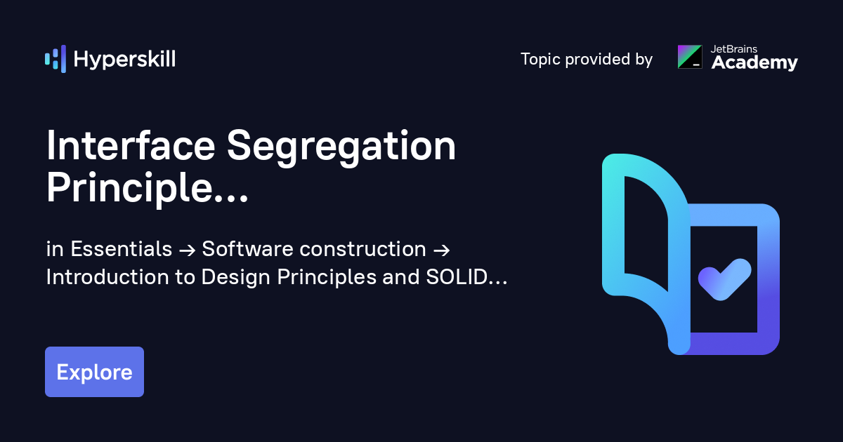 interface segregation principle