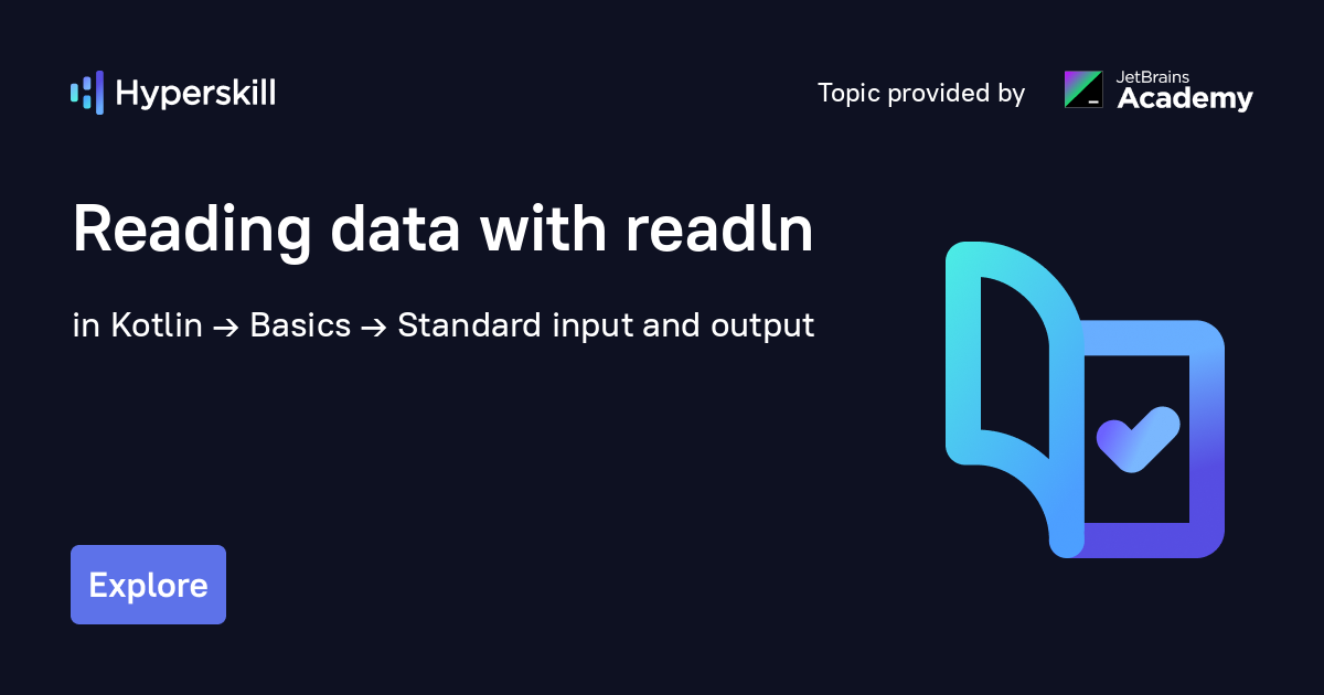 Reading data with readln · Hyperskill