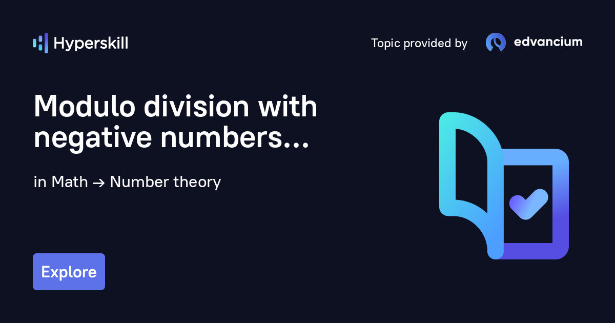 modulo-division-with-negative-numbers-number-theory-math-hyperskill