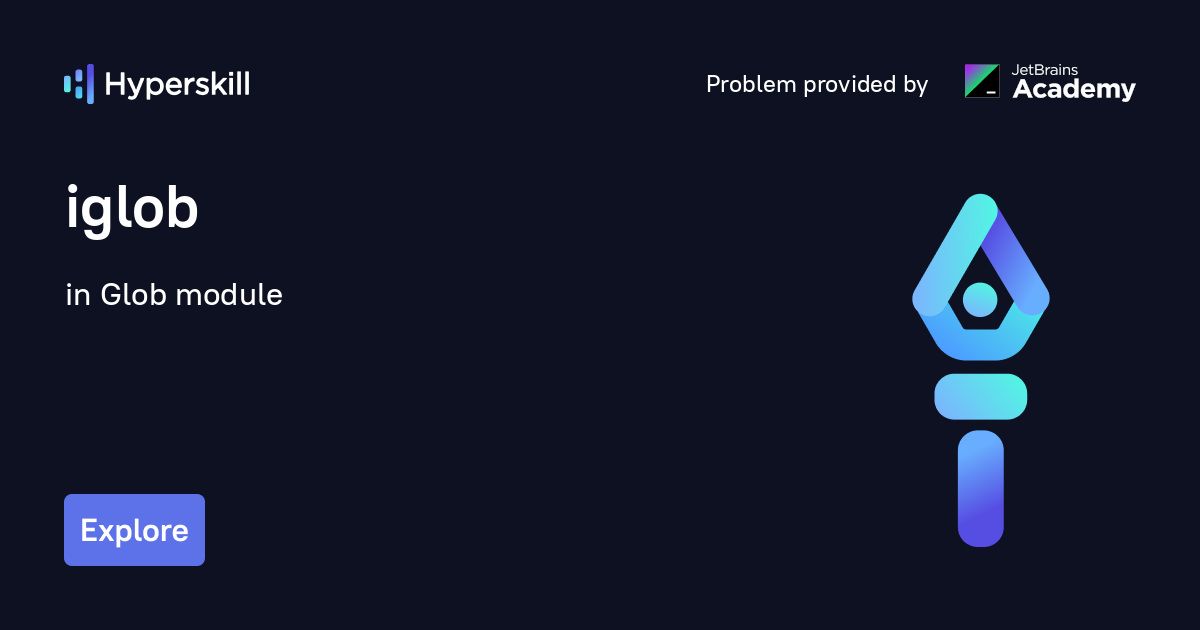 iglob · Glob module · Hyperskill