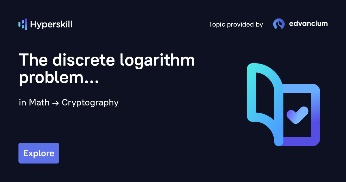 the-discrete-logarithm-problem-hyperskill