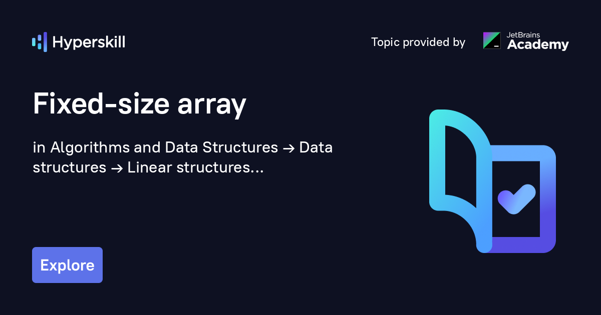 Fixed-size Array · Hyperskill