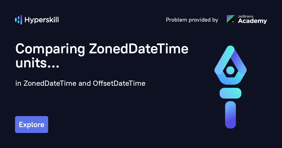 Comparing ZonedDateTime units · ZonedDateTime and OffsetDateTime