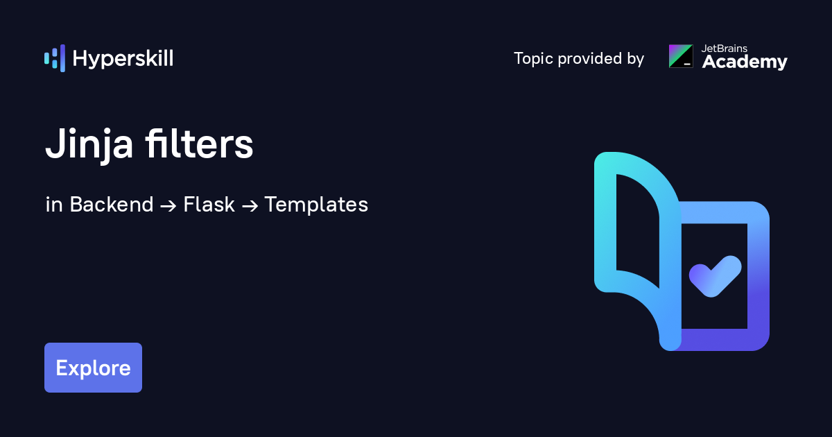 Jinja filters · Hyperskill