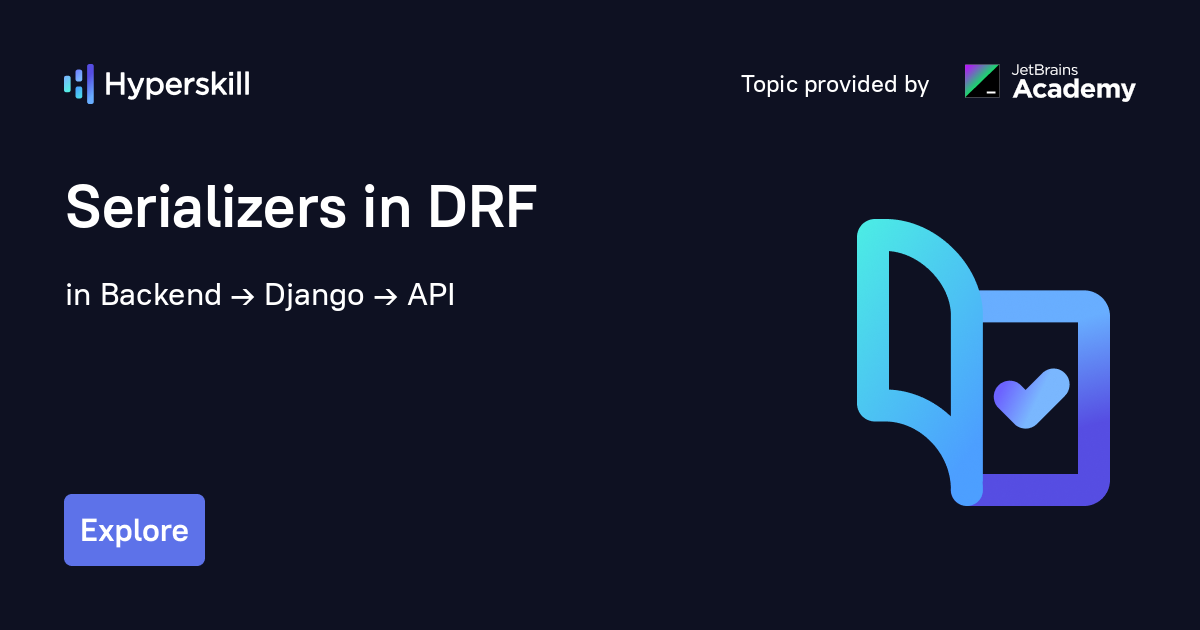 Serializers in DRF · Hyperskill
