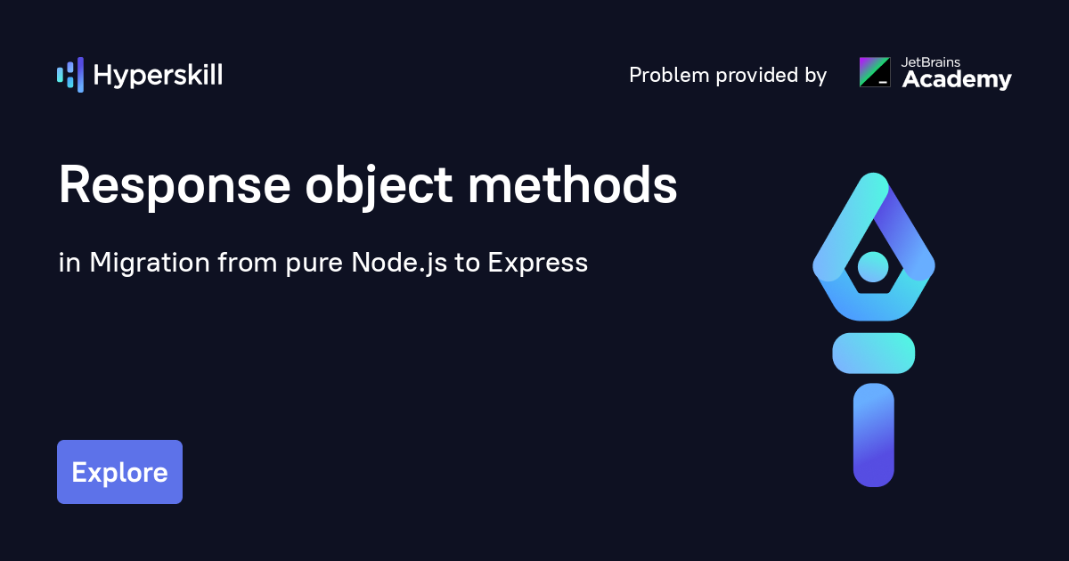 Response object methods · Migration from pure Node.js to Express