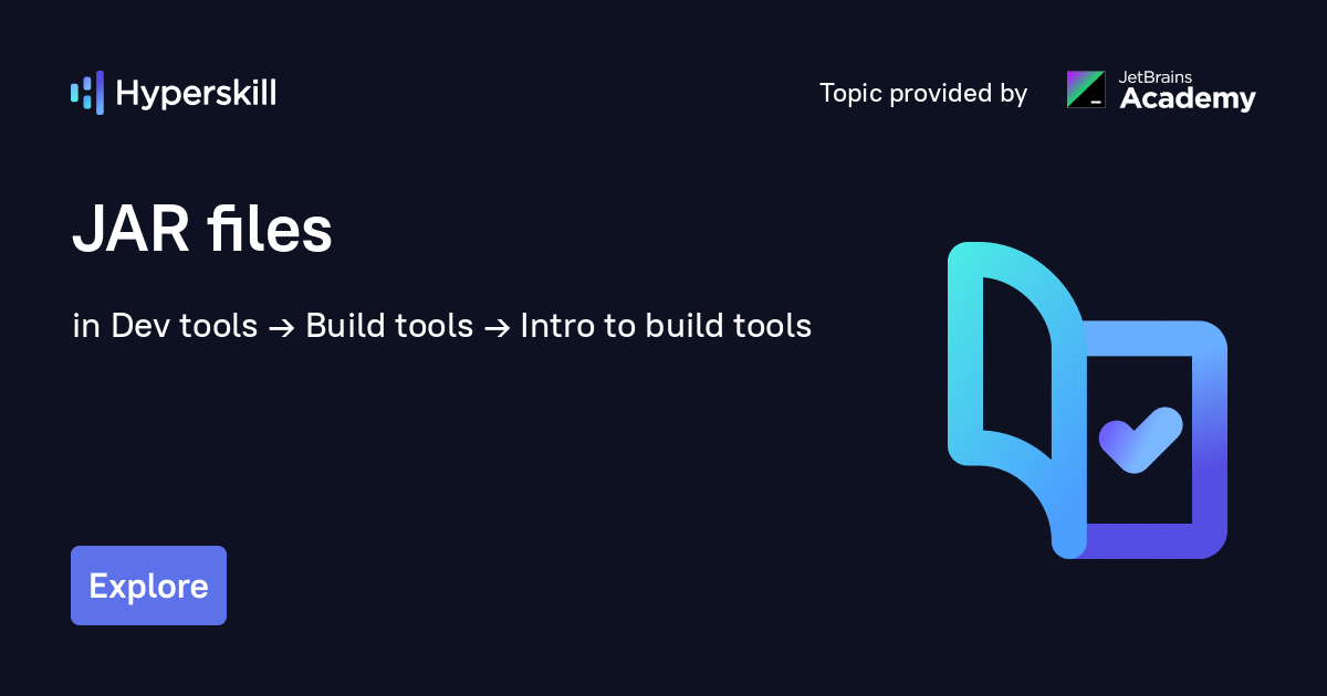 JAR files · Hyperskill